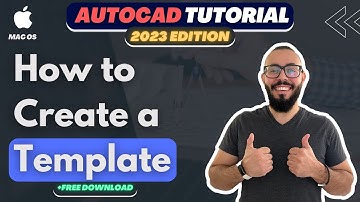 How to Create a Template in Autocad Mac - Autocad 2023 For Mac Tutorial