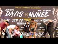 MALIK HAWKINS WEIGH IN AND FACEOFF WITH JOHNATHAN STEELE ON TANK DAVIS UNDERCARD