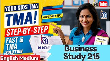 10th NIOS 215 Business Studies E TMA October 2025 #nios #niostma #niosassignments #trending #viral