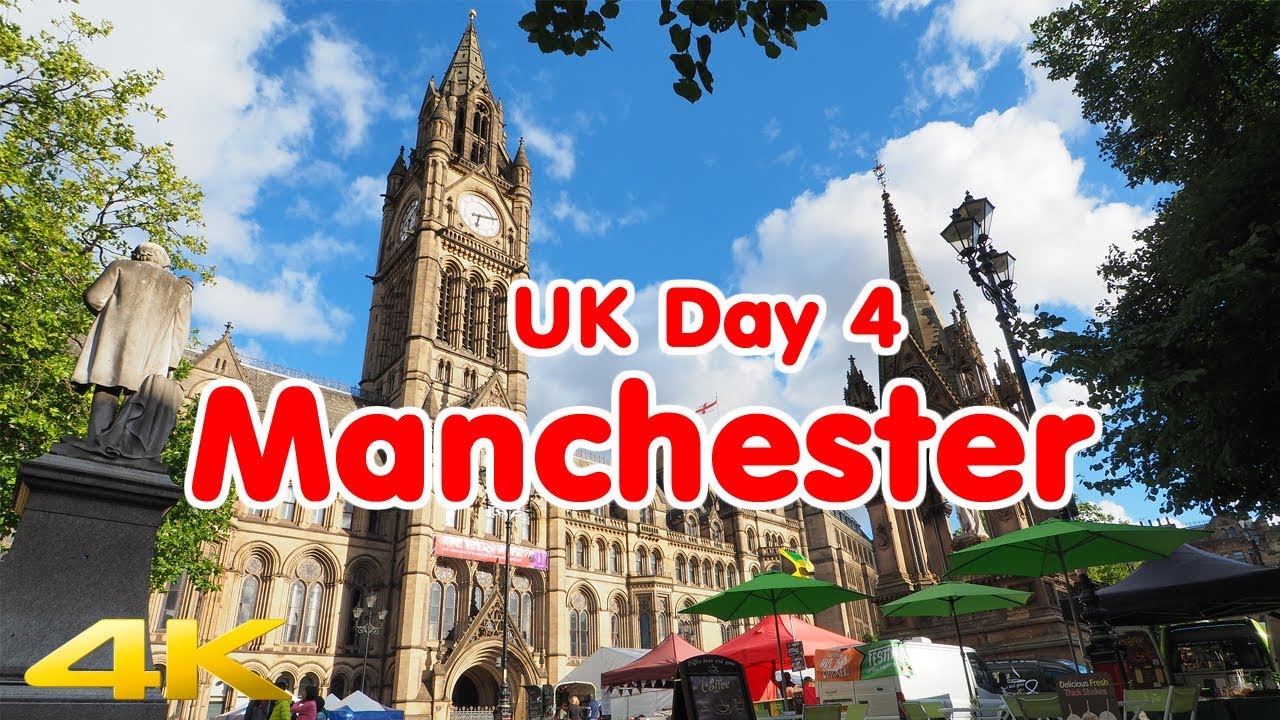 หนีเที่ยวอังกฤษ 🔵 Vlog UK Day 4 Manchester เมืองแห่งศิลปะ ดนตรี และ กีฬา แมนเชสเตอร์