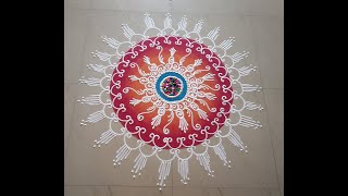 Beautiful Sanskar Bharati Rangoli Design for any Occasion##4 || रांगोळी