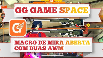 Macro de mira aberta com duas Awm💀Free fire 2025✅GG GAME SPACE✅