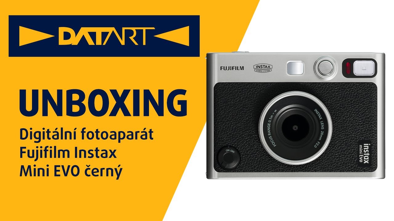 Spookachtig Observeer Recensent Digitální fotoaparát Fujifilm Instax Mini EVO černý | unboxing - YouTube