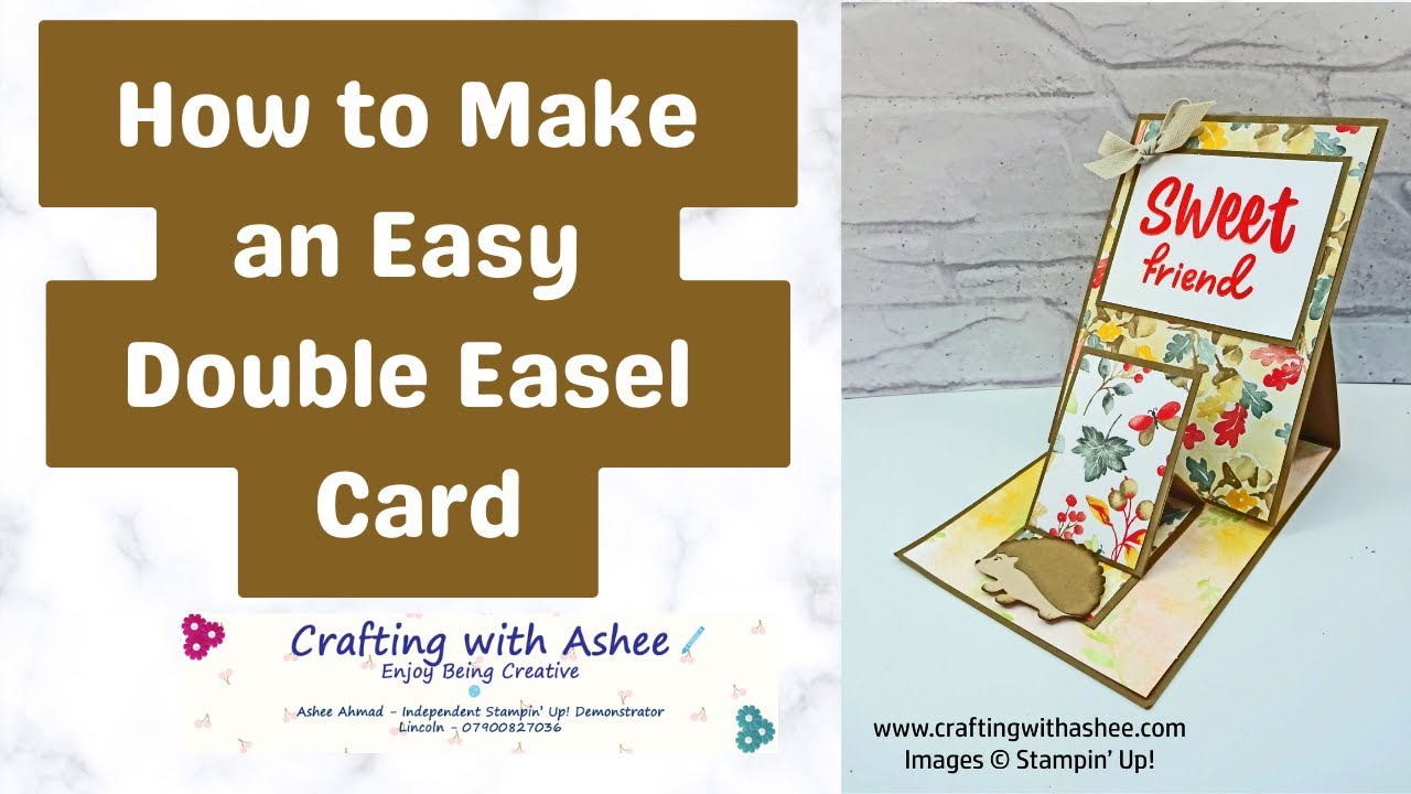 How to Make a Double Easel Birthday Card - Stampin' Up! - YouTube