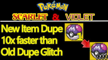 This NEW item duplication glitch is SUPER FAST in Pokemon Scarlet and Violet