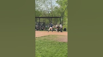 Line drive to left field