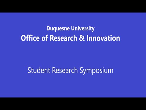 Duquesne University - Symposium Tutorial