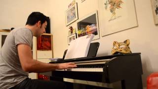 Video thumbnail of "La canzone dell'arrivederci (Bear nella grande casa blu) Andrea Calorini & piano Kurzweil"