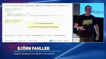 Modern techniques for keeping your code DRY - Björn Fahller - code::dive 2019