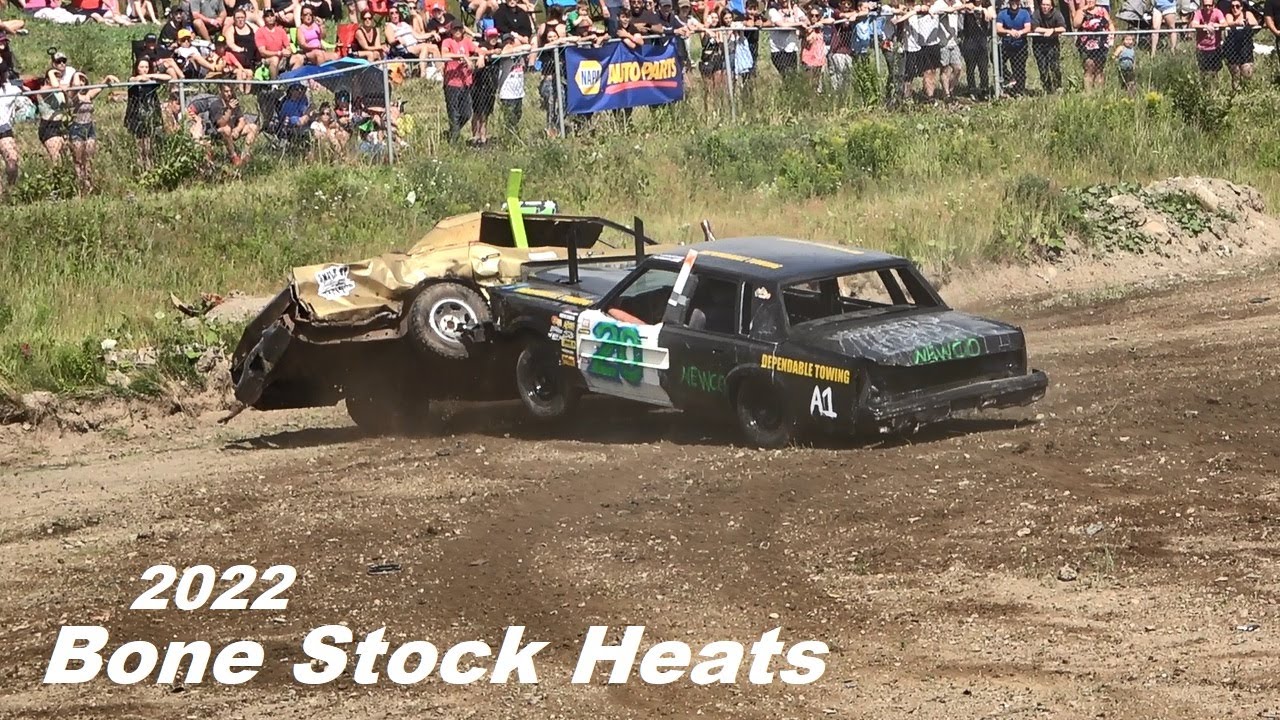 2022 Gander Demolition Derby Bone Stock Heats YouTube