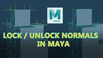 Lock / Unlock Normals in Maya