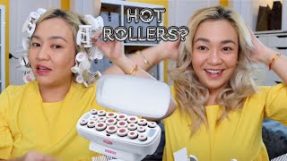 FIRST TIME KONG GUMAMIT NG HOT ROLLERS! EFFECTIVE BA?