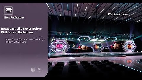 STAGE TMSTH | Unreal Engine Corporate Virtual Set | Integrated With Aximmetry