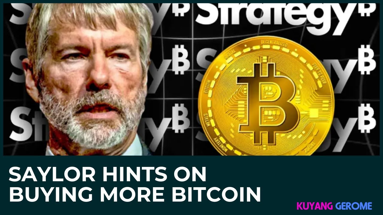 Saylor Hints on Buying More Bitcoin - YouTube