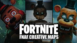 3 FORTNITE FNAF CREATIVE MAPS...