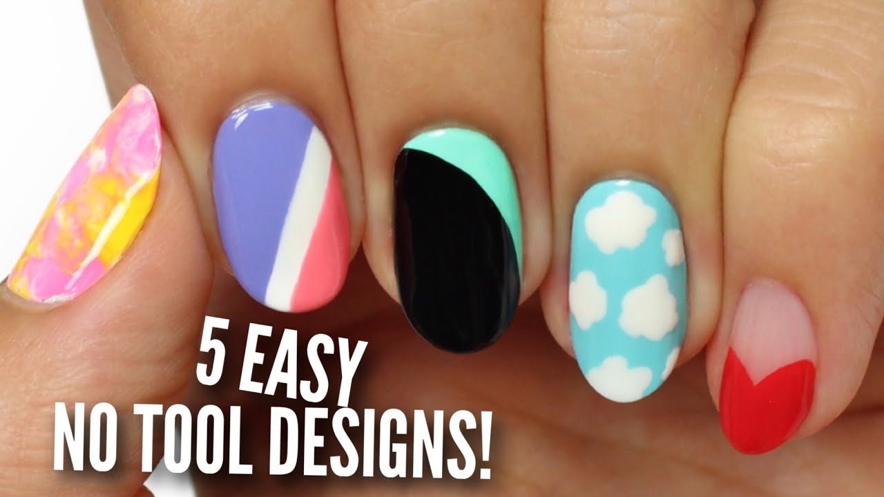 3 Easy Nail Art Ideas Without Any Tools!