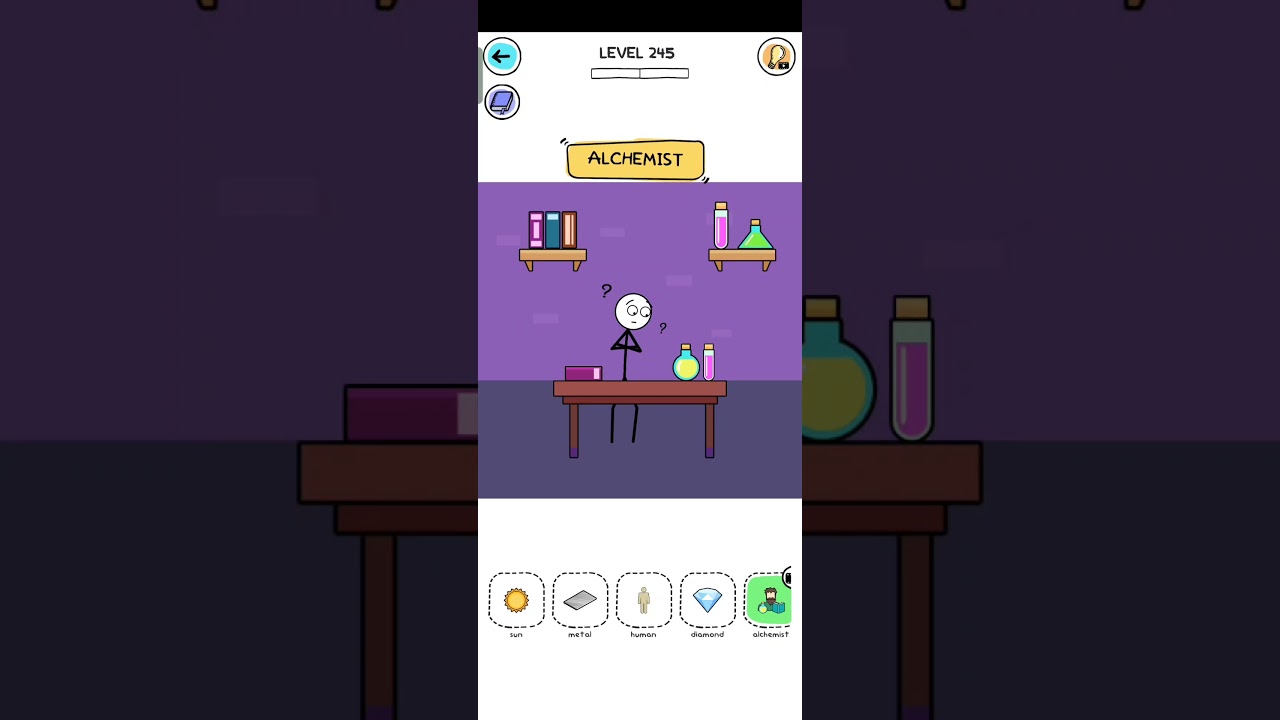 Alchemy Puzzle Level 245 ALCHEMIST Shorts Gaming Play WEEGOON 