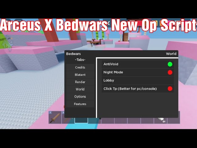 Bedwars Script Arceus X Auto Aim - BiliBili