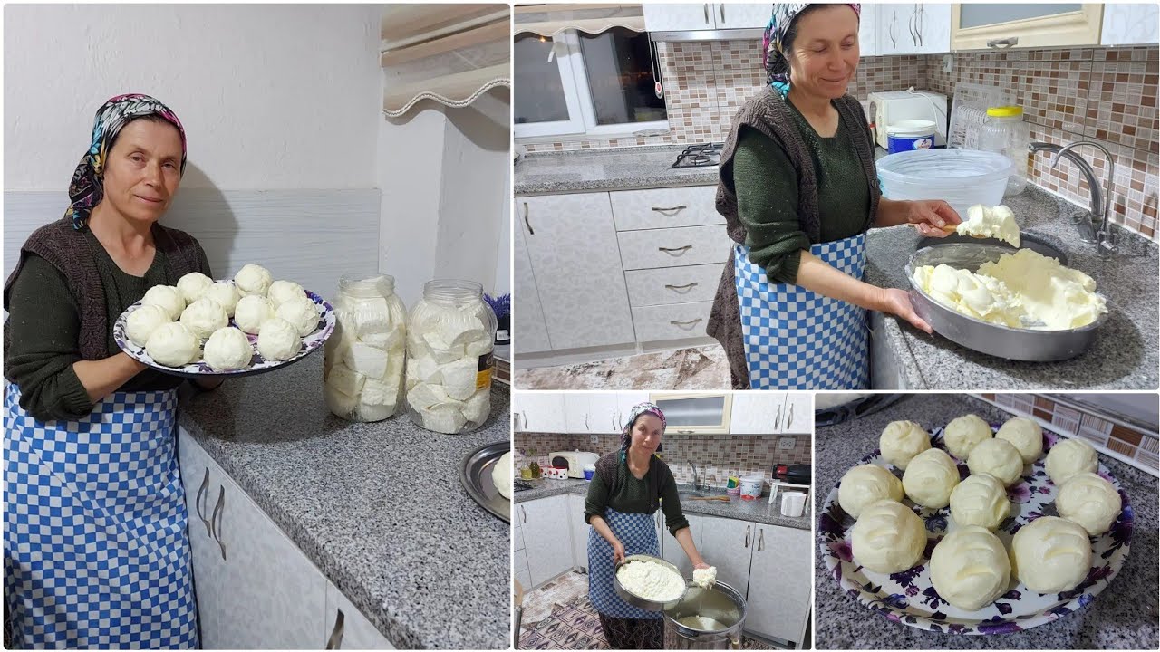 KÖY USULÜ TEREYAĞ YAPIMI❗️TÜM DETAYLARIYLA SİZLERLE✅