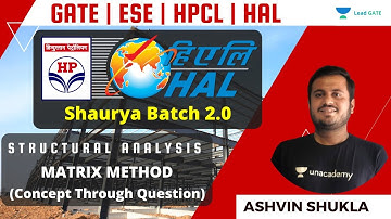 MATRIX METHOD (Concept Through Question) | HPCL | HAL | ESE 21-22 | Ashvin Shukla
