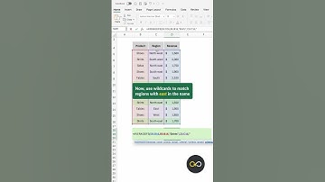 #ExcelShorts | AVERAGEIFS With Wildcard Characters in Excel