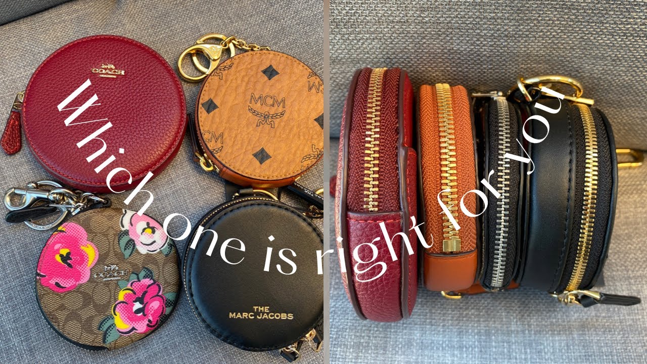 Louis Vuitton round coin purse comparison/What fits inside besides coins? 