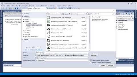 01 - WPF y XAML - Creación de proyecto