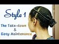 African Threading Style 1 | Maintenance  & Take-down