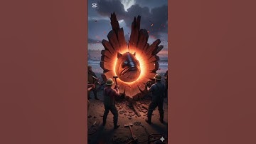 Rescue Giant Fish From Tree Log #funny #animals #animation #chicken #shorts #aiart