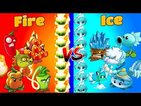 Plants vs Zombies 2 Fire vs Ice Plants in Battlez Tournament Competition – Plantas Contra Zombies