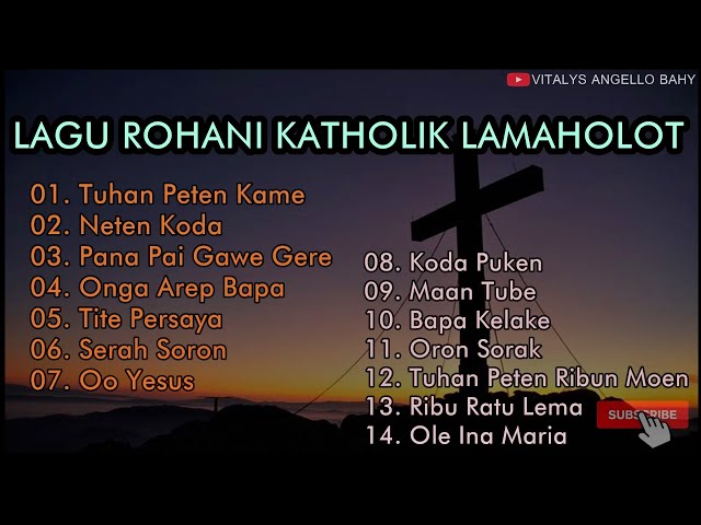 Lagu Rohani Katholik Lamaholot Terbaik / Adonara / Flores Timur class=