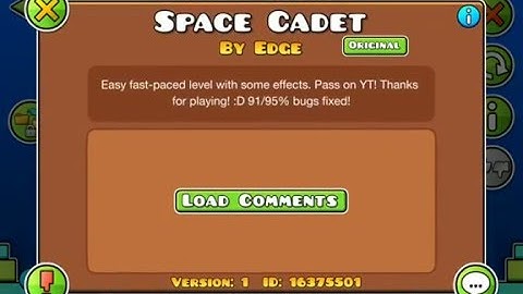 Geometry Dash | Space Cadet by Edge | Easy User Coins #3
