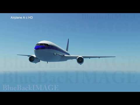 映像素材 動画素材 旅客機 航空機 飛行機 ジャンボ ジェット機 ジェット 旅行 空 空港 交通機関 翼 輸送 Airplane A c HD