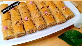 بقلاوة تركية روعة ?? بطريقة سهلة وسريعة التحضير تقدري تحضريها في آخر لحظة/dolce di baklawa turka