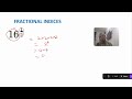 Fractional Indices