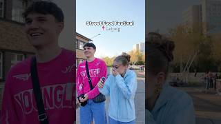omg diese Lache😂 Part 2 folgt😍 #couple #vlog #witzig #streetfoodfestival #essen