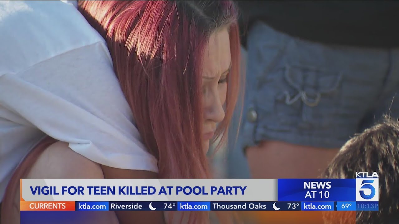 Vigil held for teen killed Covina pool party