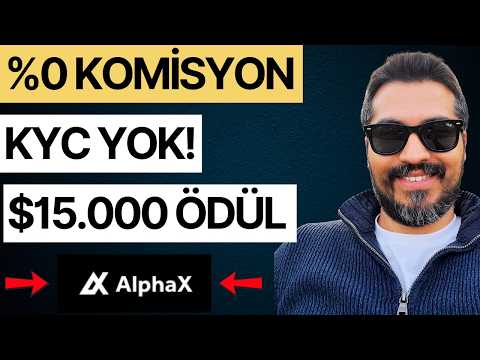 Sıfır Komisyonla Yatırım Yapın: AlphaX True 0 Fees & $15.000 Ödül Havuzu