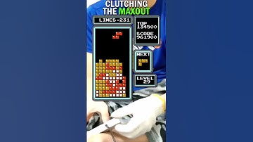 CLUTCHING THE MAXOUT #shorts #tetris
