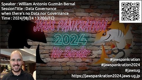 JAWS PANKRATION 2024 TT-33 Data Governance when there