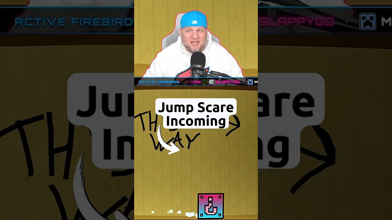 The Backrooms in Geometry Dash #jumpscare