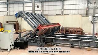 Thick Slab Loading Conveyor Machine for Stone Processing