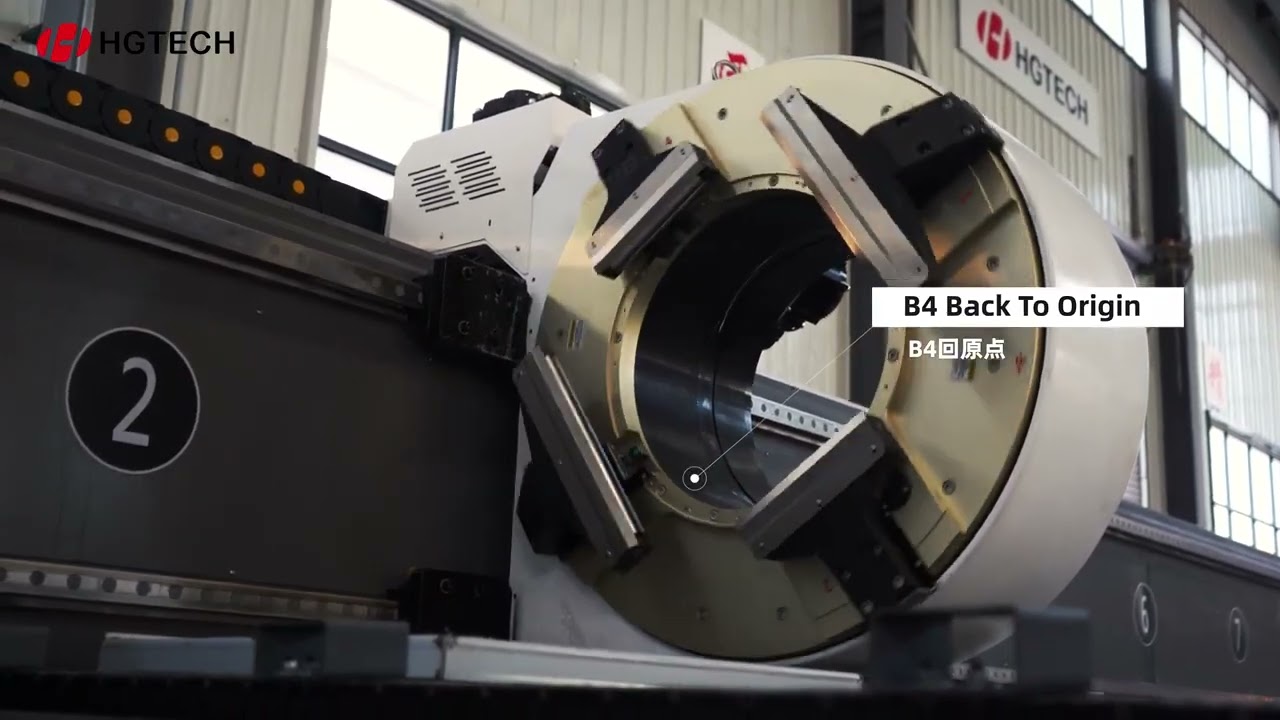 HG Farley LaserLab Australia TS1212 500 CNC 4 Chuck Fiber Laser Pipe Cutting Machine