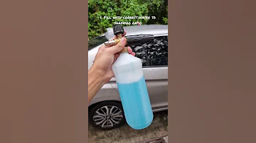 How To Use A Foam Cannon In 15 Seconds Shorts 