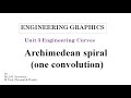 Archimedean Spiral