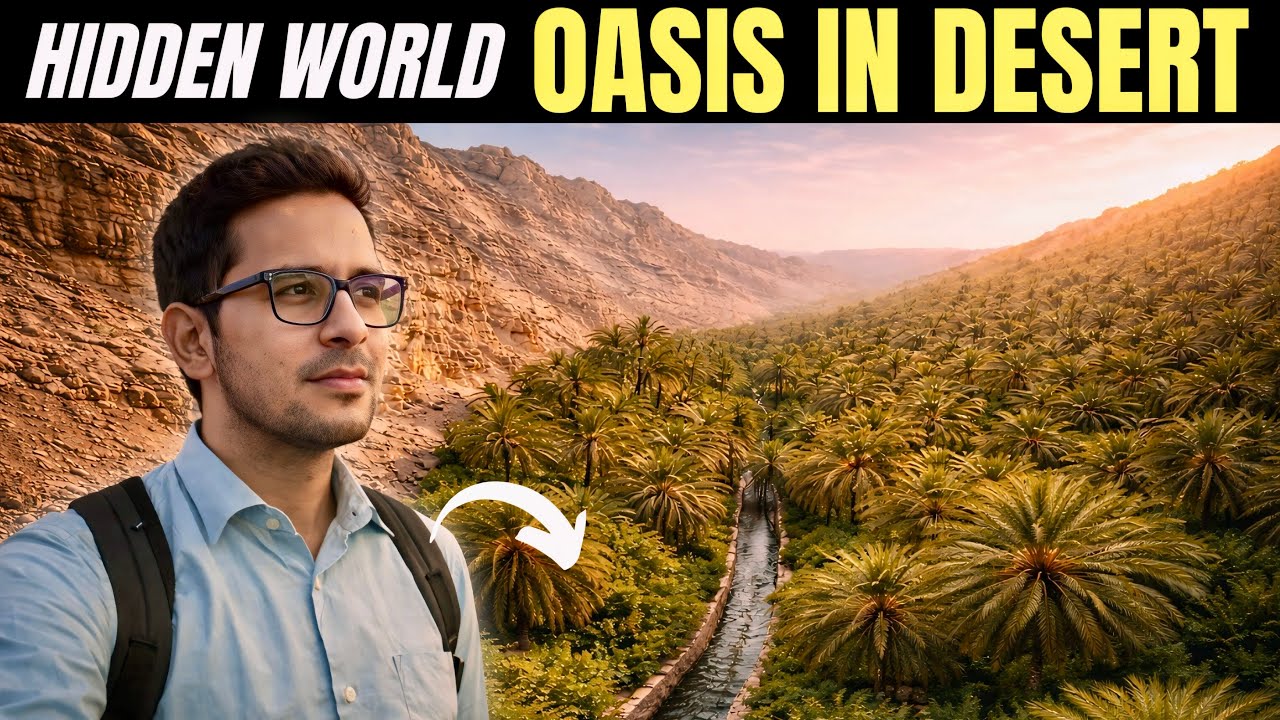 Exploring a REAL OASIS in ARABIAN DESERT 🇦🇪 (Al Ain : UAE)