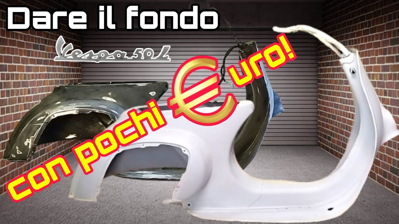 Dare il fondo con poca spesa-Full Restoration Piaggio Vespa 50 L-Part 3