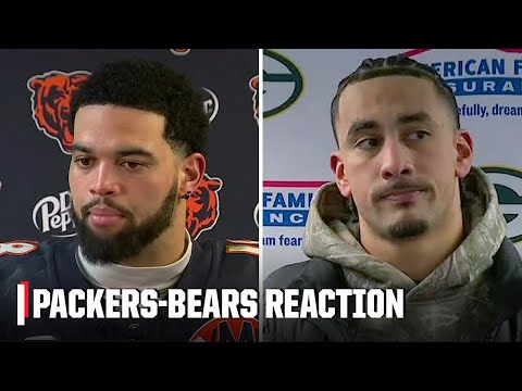 Caleb Williams and Jordan Love speak after Bears’ win vs. Packers | NFL on ESPN