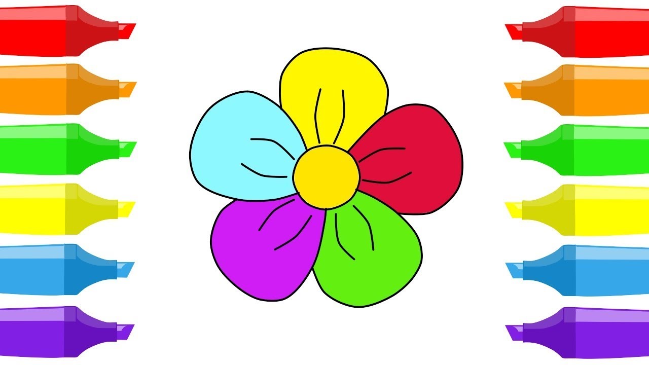 Картинка цветик семицветик на прозрачном фоне