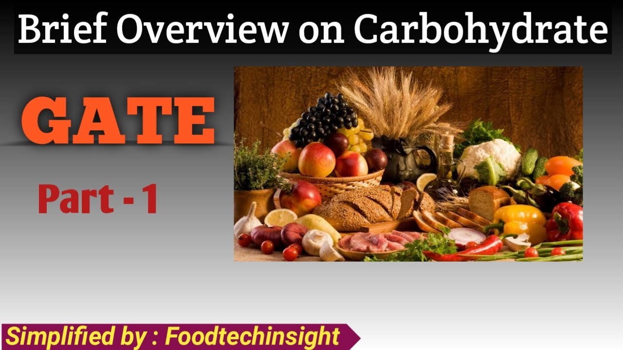 Carbohydrate - PART 1 (GATE SYLLABUS)